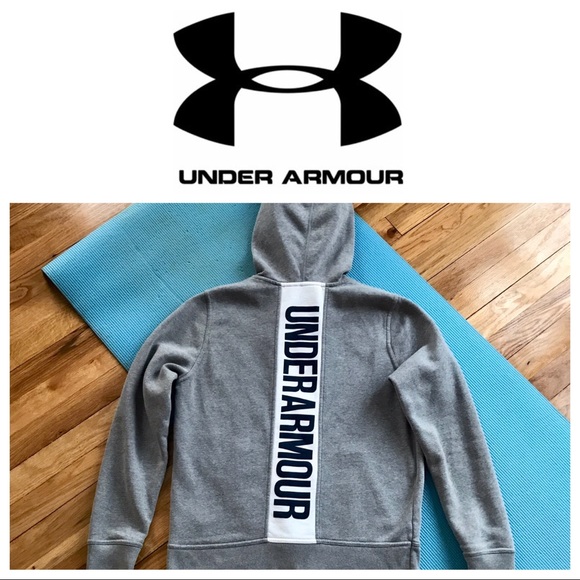 Under Armour Jackets & Blazers - Under Armor Hooded Zip Front Sweatshirt
